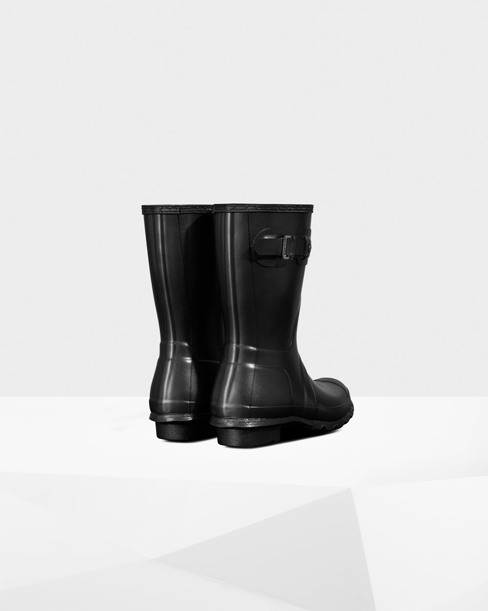 Hunter Mujer Original Pearlized - Botas de Lluvia Negras - 306-JOAWTE